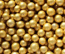 Picture of GOLD EDIBLE PEARLS 6MM X 1G MI